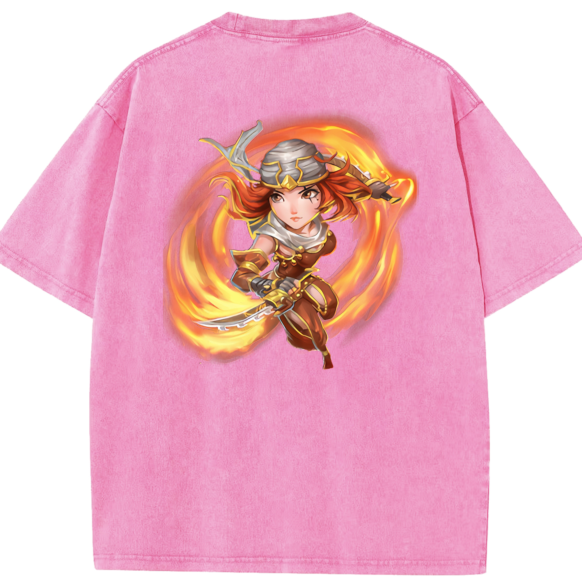 リーグ・オブ・レジェンド League of Legends LOL 綿100% ヴィンテージ風 半袖Tシャツ（背面プリント）